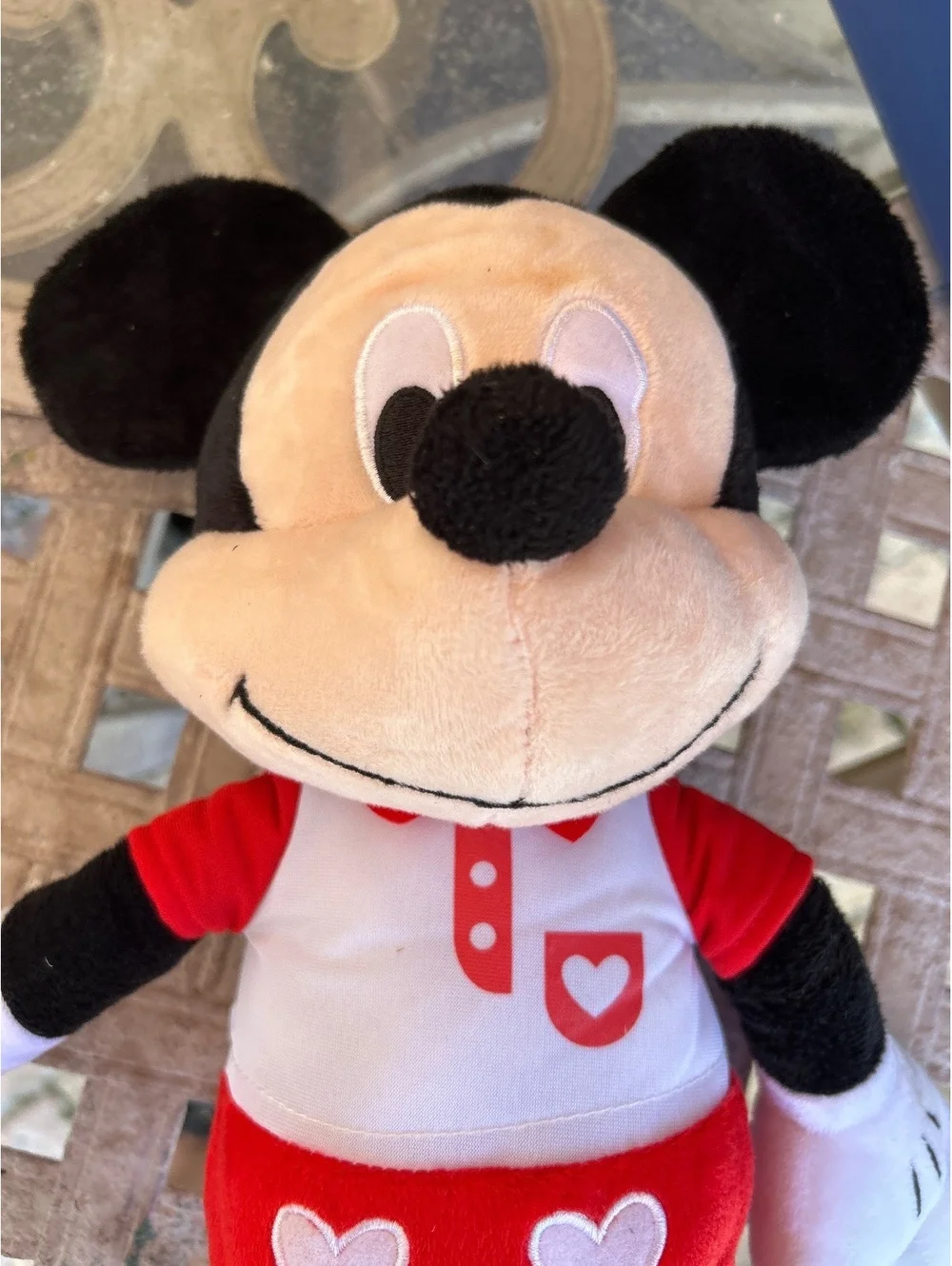 Disney Mickey Mouse Plush Doll Red and White Outfit